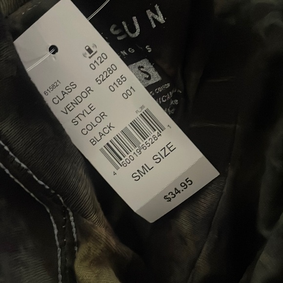 NWT PacSun Rebel Racing Crystal Wash T-Shirt - Picture 3 of 4